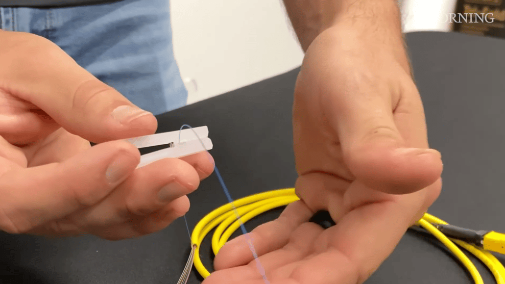 Ribbonizing cable done by Corning and Advanced Business Communications. Ribbonizing cable done by Corning and Advanced Business Communications.